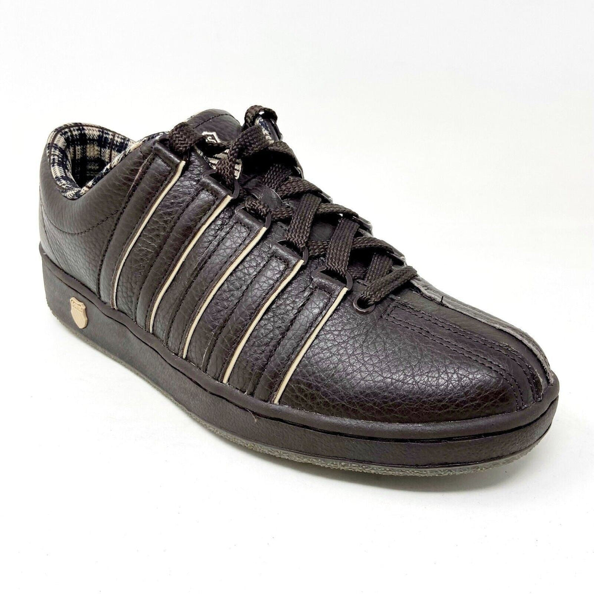 K-Swiss Classic LXP Chocolate Brown Leather Mens Casual Sneakers 01012255