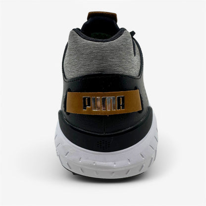 PUMA Ignite Articulate Leather Black Silver Mens Waterproof Golf Shoes