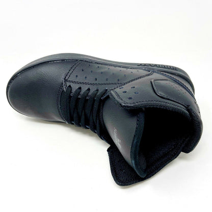 Supra Atom Triple Black Kids Size 4 Casual Sneakers S91015K