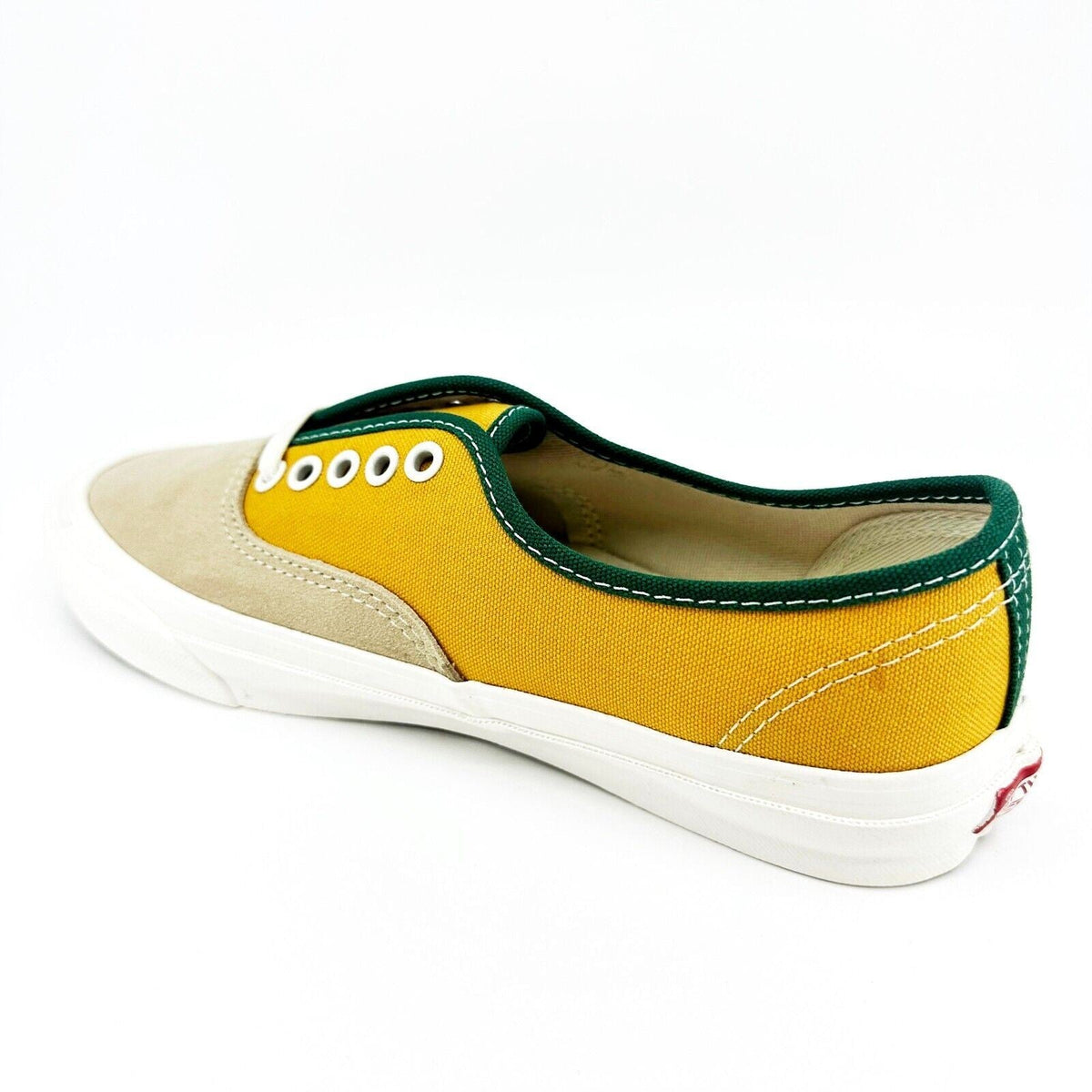 Vans Vault OG Authentic LX (Suede Canvas) Bright Marigold Marshmallow Mens Shoe