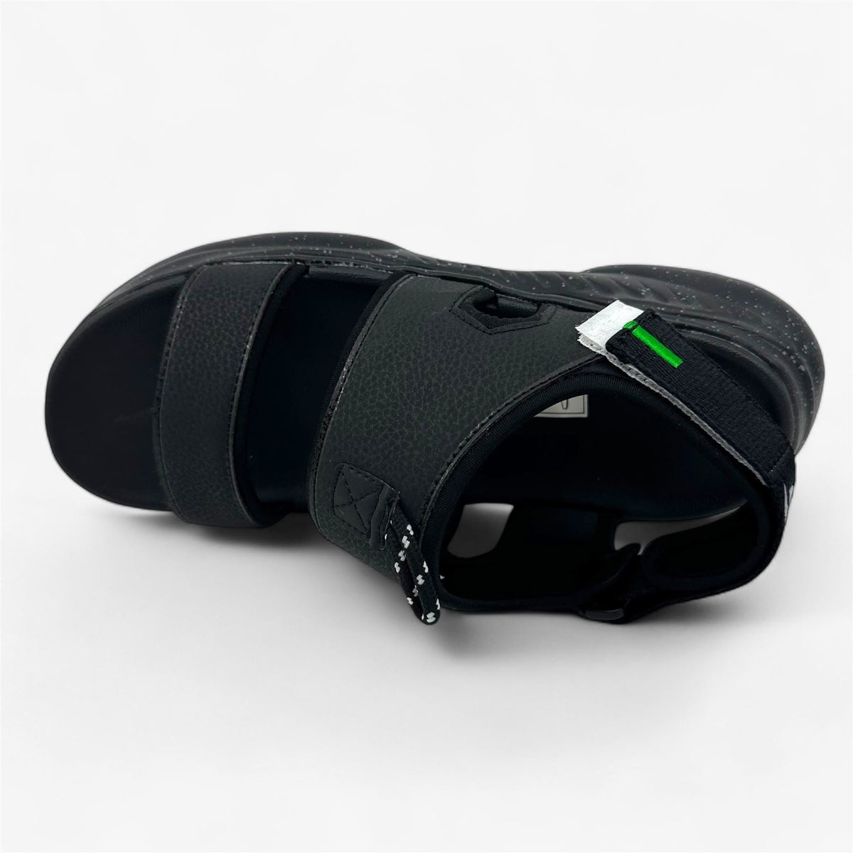 Avia Avi Atlantic Jet Black White Green Mens Sandal Slip-On