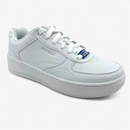 Skechers Sport Court 2.0 Core Essential White Womens Athletic Sneaker
