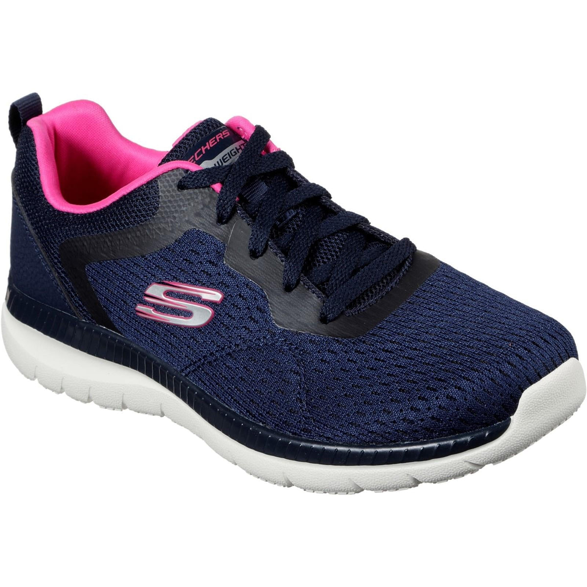 Women's Wide Fit Skechers 12607 Bountiful Quick Path Trainers