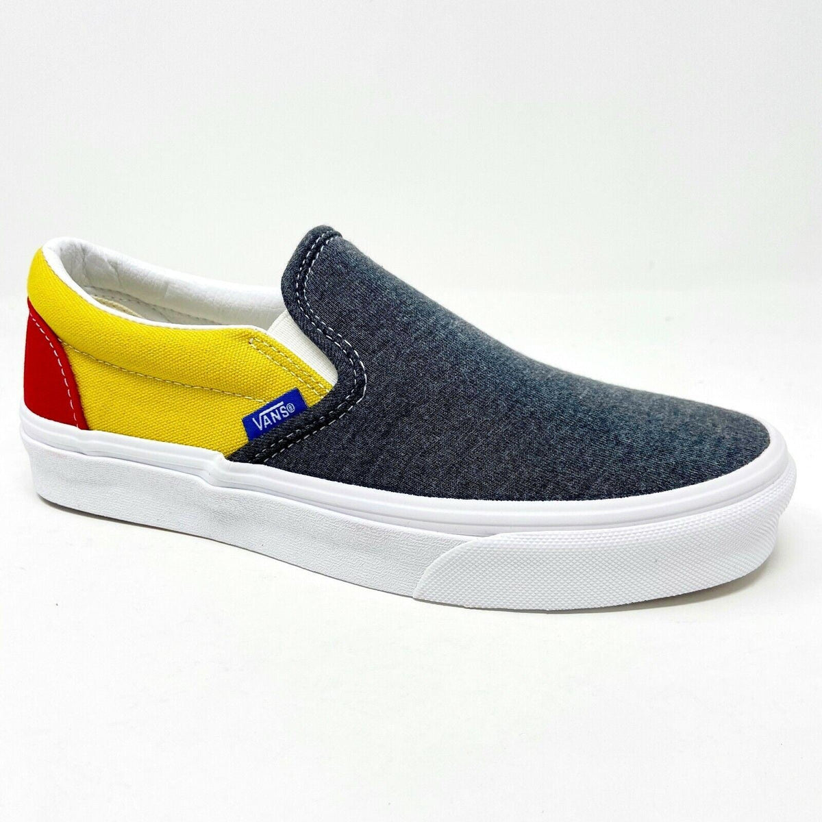 Vans Classic Slip On (Vans Coastal) Black True White Womens Casual Shoes