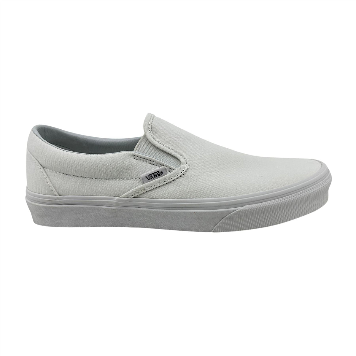 VANS Classic Slip On True White Mens Athletic Sneaker