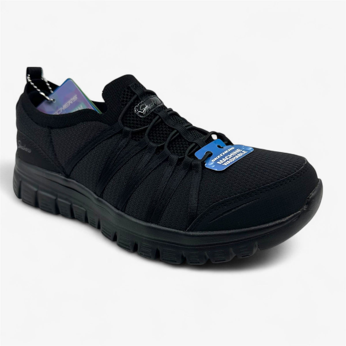 Skechers Graceful Soft Soul Black Womens Athletic Stretch Fit Sneaker
