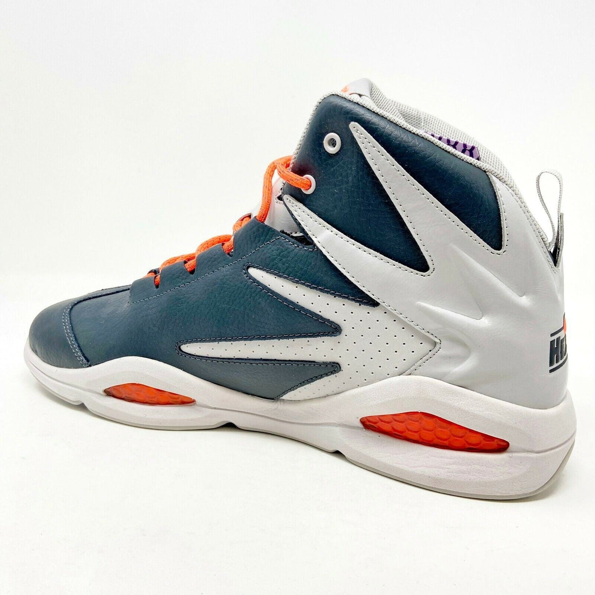 Reebok Blast Black Gravel Gray Hexalite Mens Retro Basketball Sneakers J92987