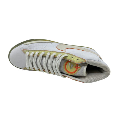Nike Blazer Hi Premium White Crimson Red Silver Mens Athletic Sneaker