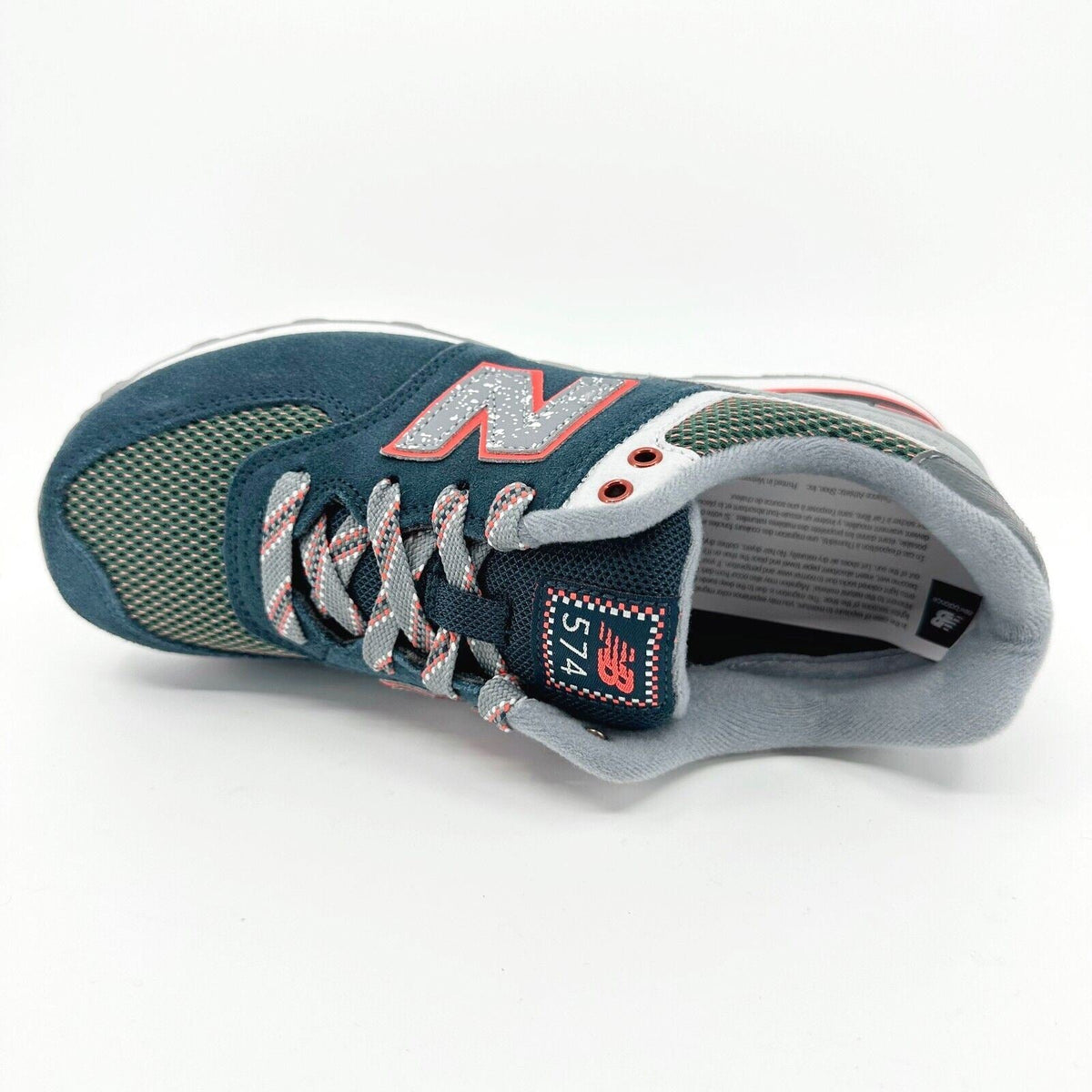 New Balance 574 Classics Navy Blue Grey Kids Running Sneakers KL57401P