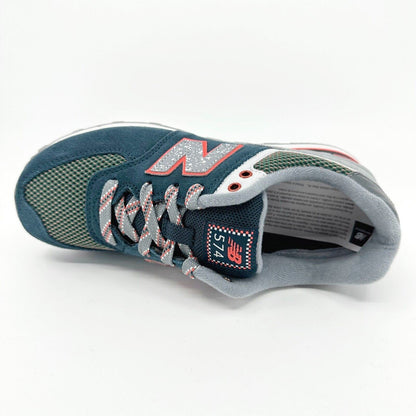 New Balance 574 Classics Navy Blue Grey Kids Running Sneakers KL57401P