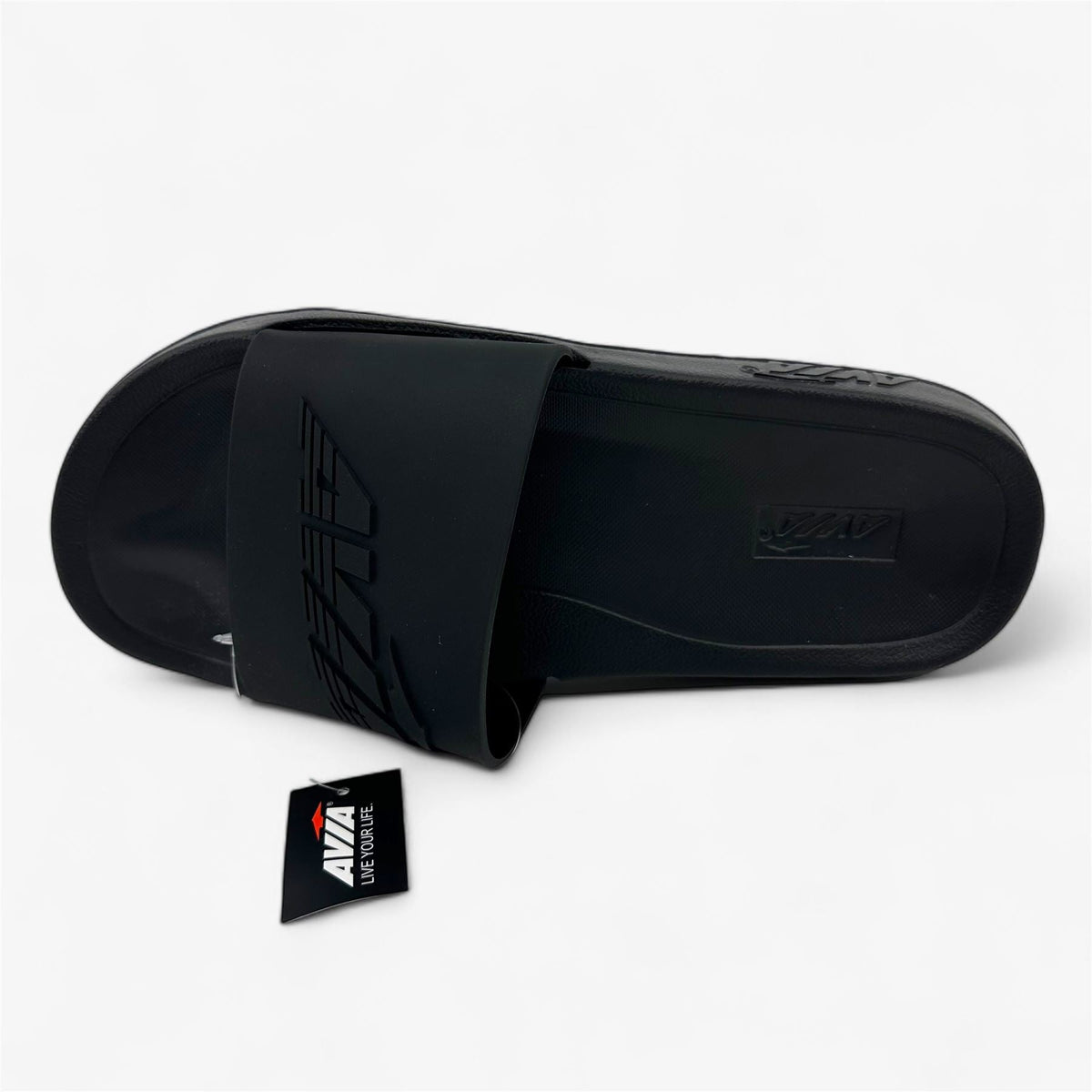 Avia Mono Black Mens Sandal Slide