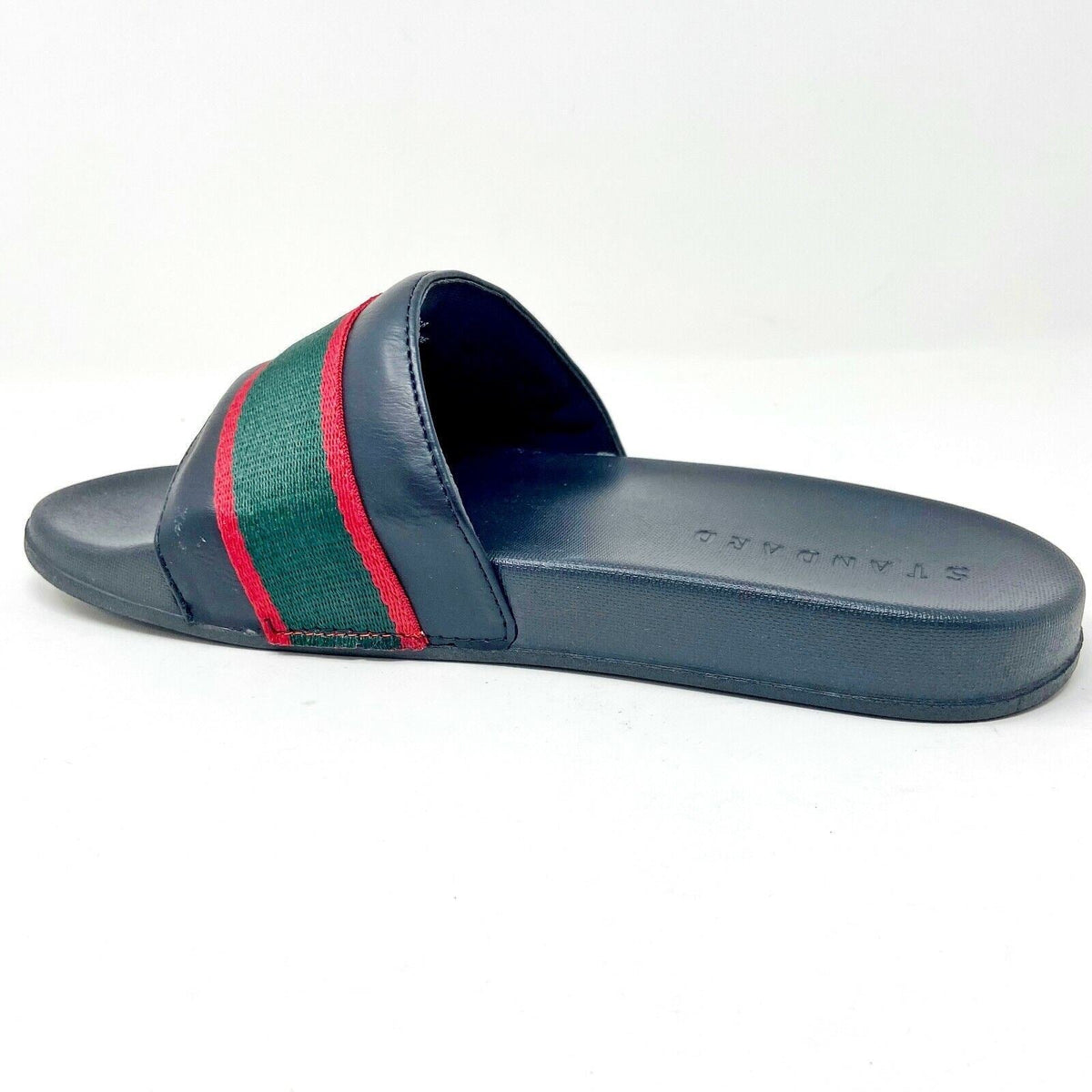 STNDRD Standard Los Angeles Monaco Black Green Red Womens Summer Sandals