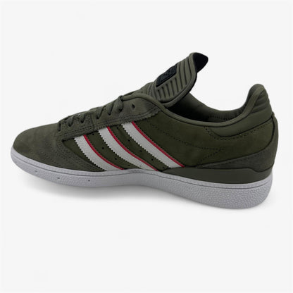 Adidas Busenitz Olive Strata Red Cloud White Mens Athletic Sneakers