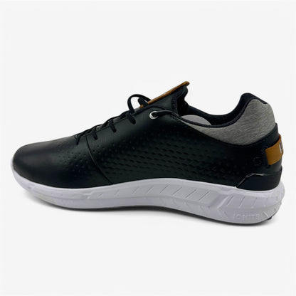 PUMA Ignite Articulate Leather Black Silver Mens Waterproof Golf Shoes