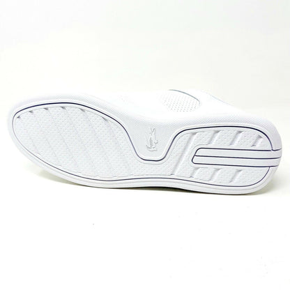 Lacoste Novas 120 3 SMA Leather White Mens Casual Lifestyle Sneakers