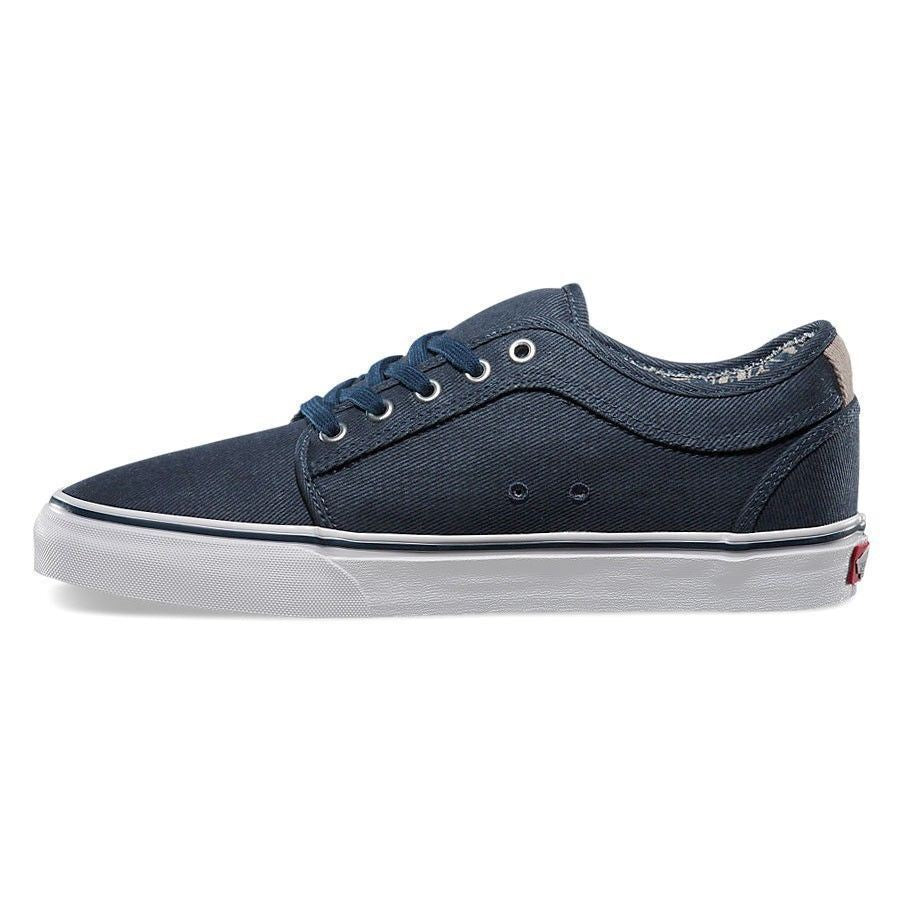 VANS Chukka Low (Totem) Navy White Sneakers MEN'S 7 WOMEN'S 8.5