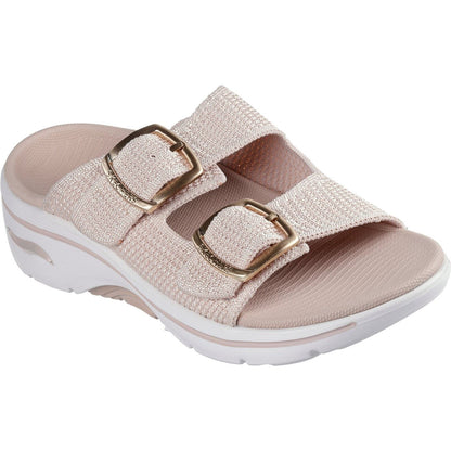Women's Wide Fit Skechers Go Walk Arch Fit 2.0 Destined Sandals