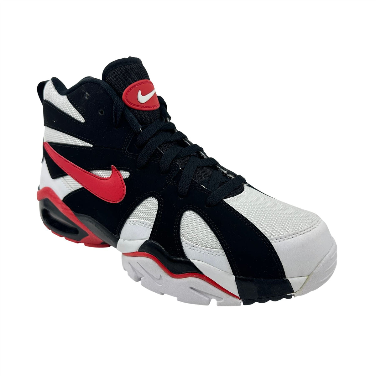 Nike Air Diamond Fury '96 White University Red Black Mens Athletic Sneaker