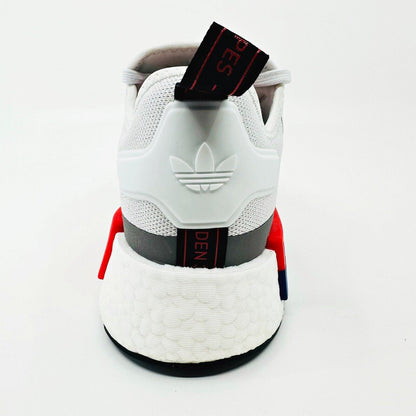 Adidas Originals NMD R1 Cloud White Bright Red Mens Running Shoes IF8028