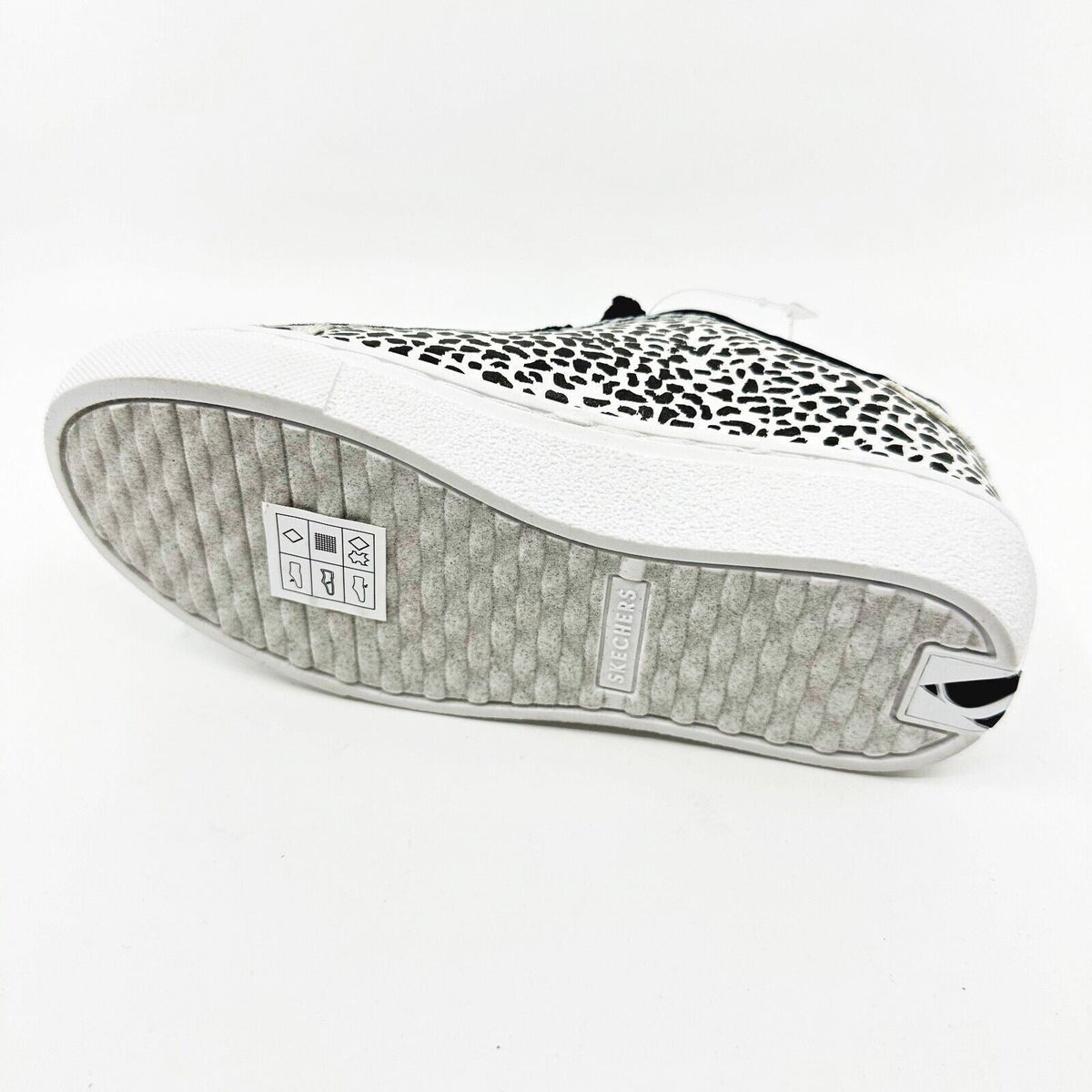 Skechers Goldie Leopard Remix White Leopard Kids Girls Size 12 Sneakers