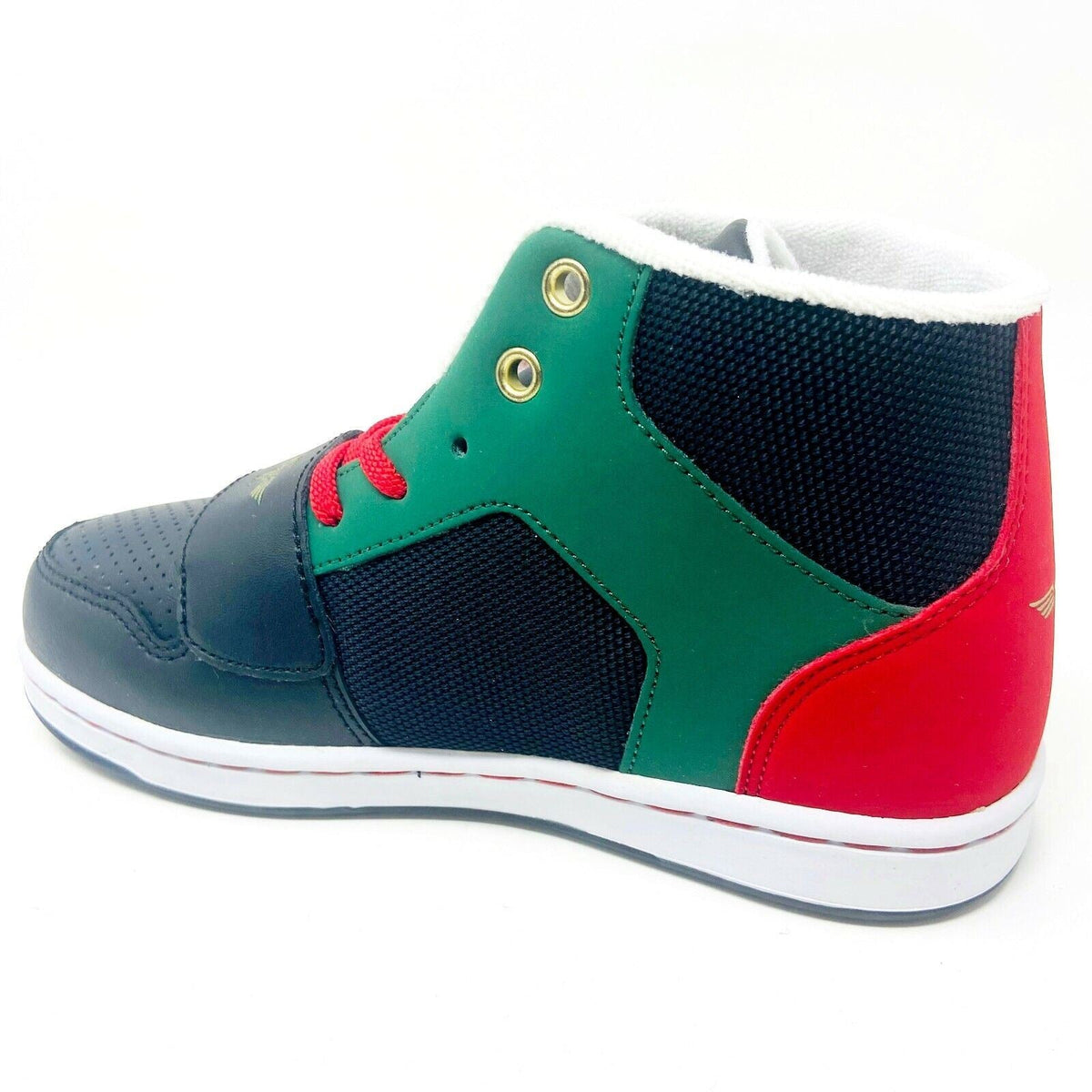 Creative Recreation Cesario Black Emerald Red Youth Kids Sneakers