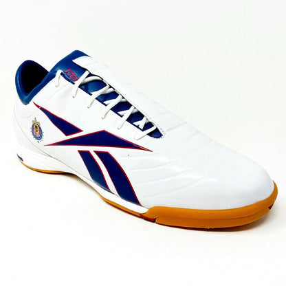 Reebok Chivas Sprint Fit White Navy Red Mens Indoor Soccer Sport Shoes 19 707439