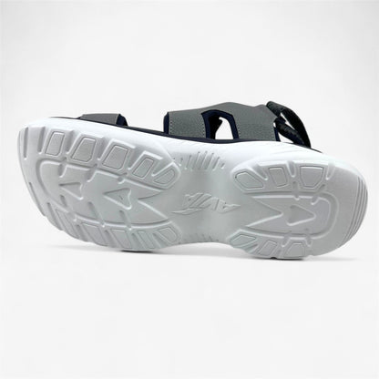 Avia Avi Atlantic Silver Filigree Graphite Lime Punch Mens Sandal Slip-On