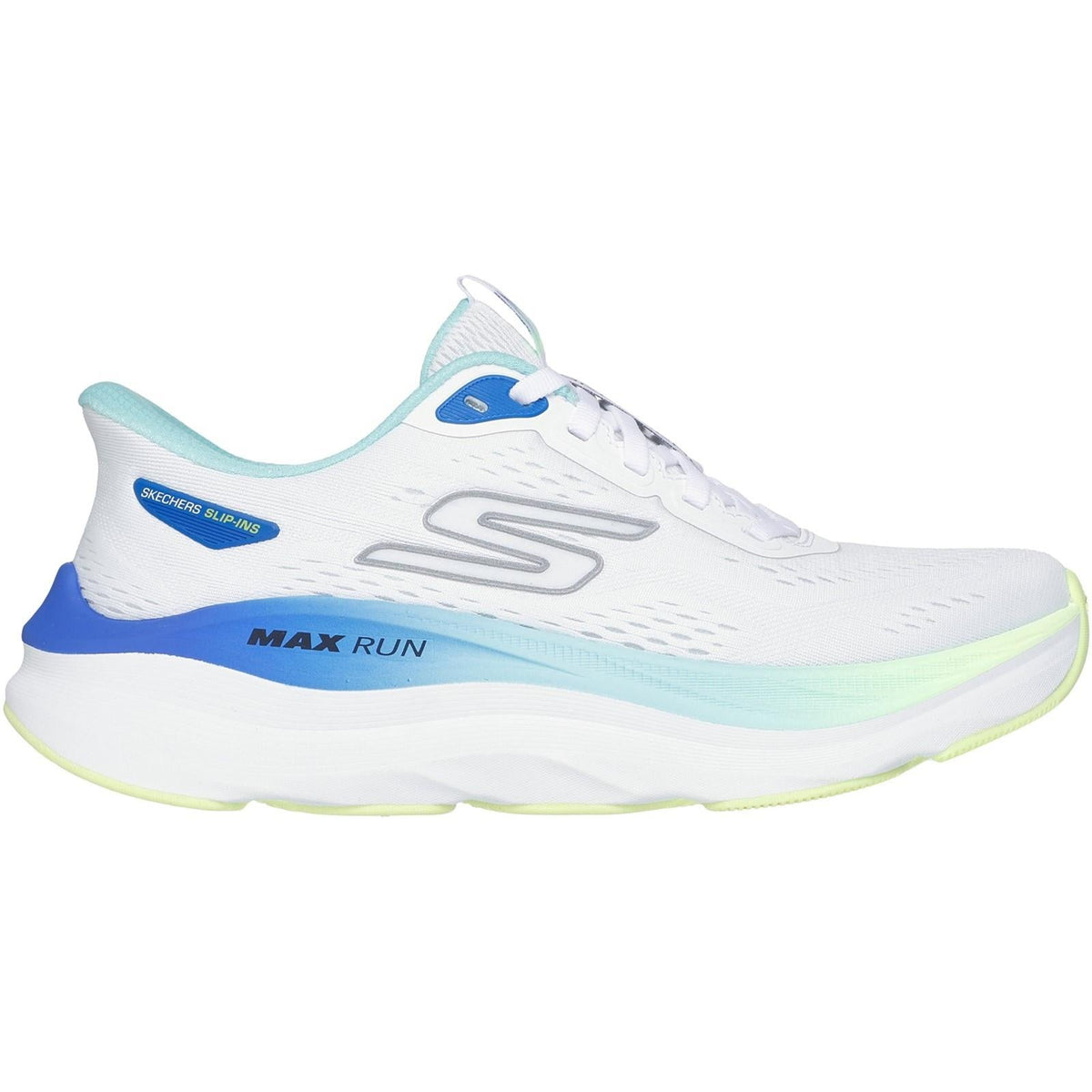 Women's Wide Fit Skechers 129200 Slip-ins Max Run Trainers