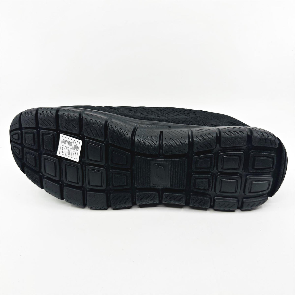 Skechers Track Moulton Black Mens Athletic Sneakers
