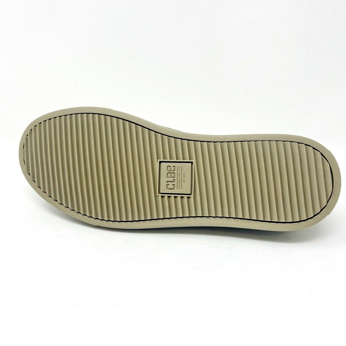 Clae Bradley Knit Pale Khaki Mens Premium Casual Sneakers