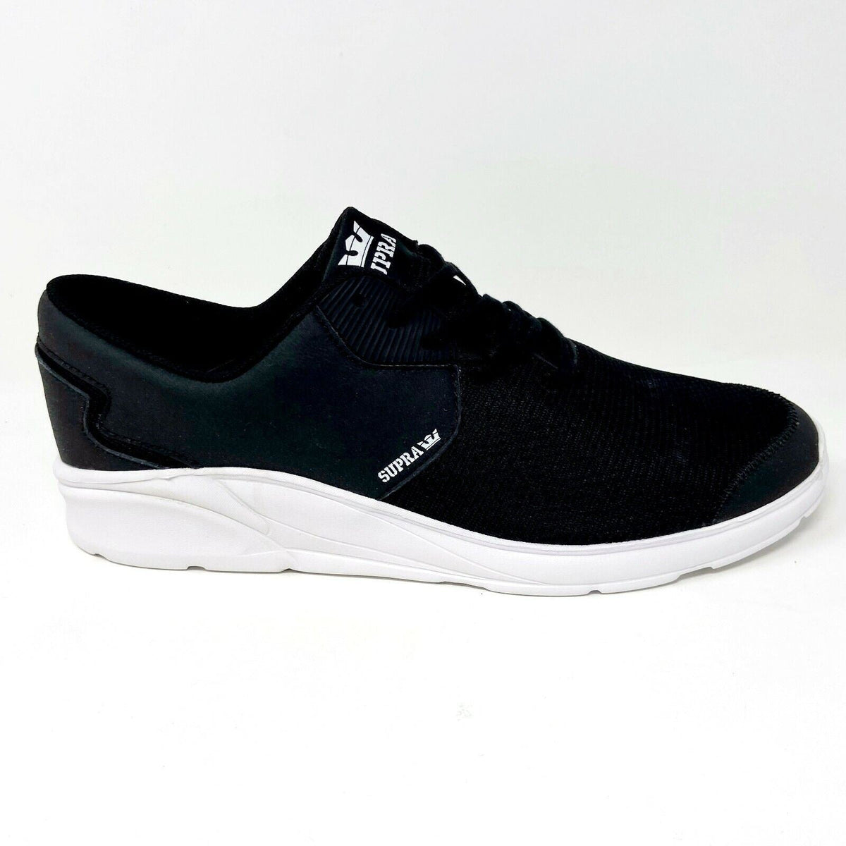 Supra Noiz Black White Mens Size 14 Skateboard Sneakers S56016