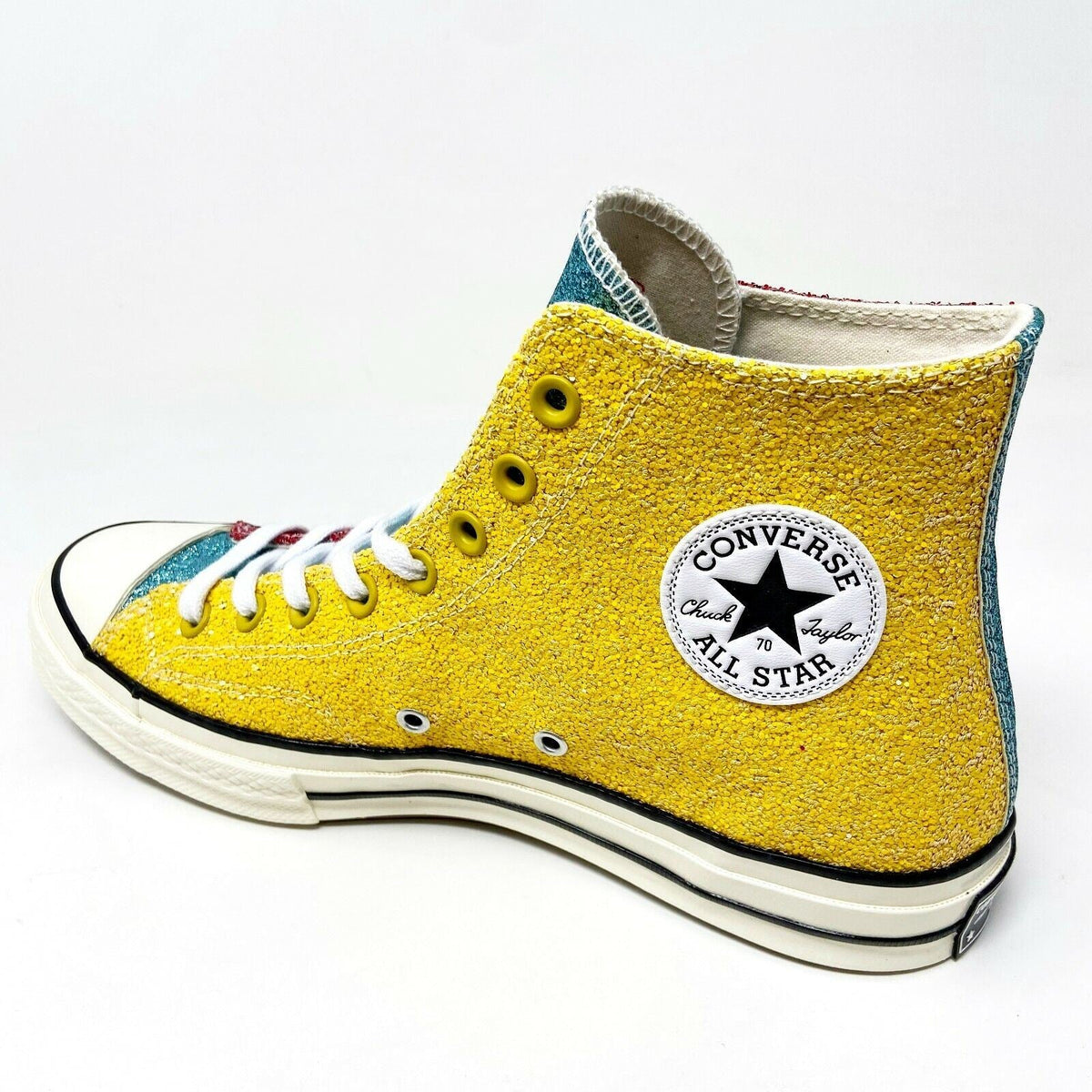 Converse Chuck 70 Hi JW Anderson Glitter Barbados Cherry Red Mens 164694C