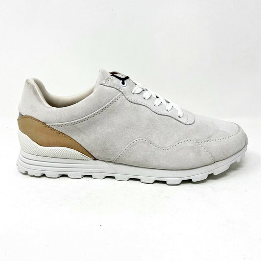 Clae Hoffman AM Rag x Clae White Suede Veggie Tan Mens Premium Casual Sneakers