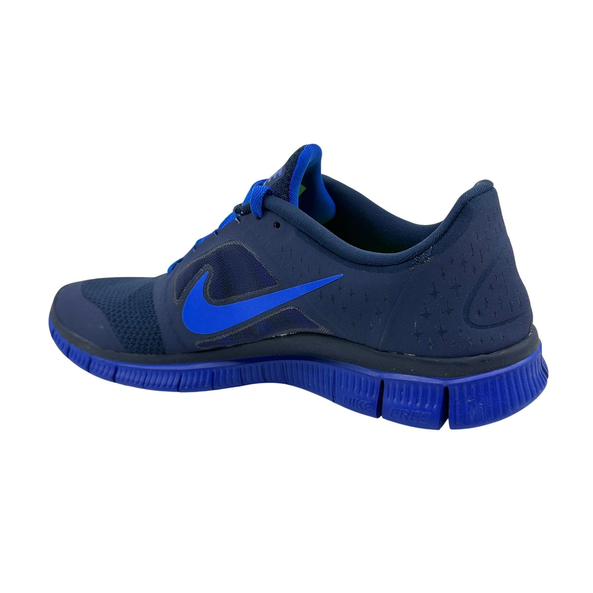 Nike Free Run+ 3 Light Midnight Royal Blue Mens Athletic Sneaker