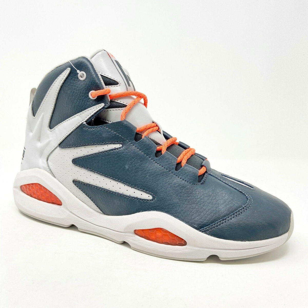 Reebok Blast Black Gravel Gray Hexalite Mens Retro Basketball Sneakers J92987