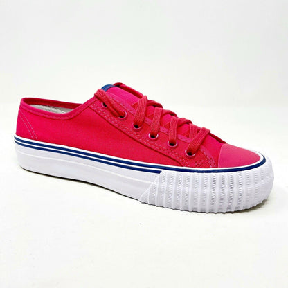 PF Flyer Center Lo Reiss Pink Womens Retro Casual Shoes PM12OL1M