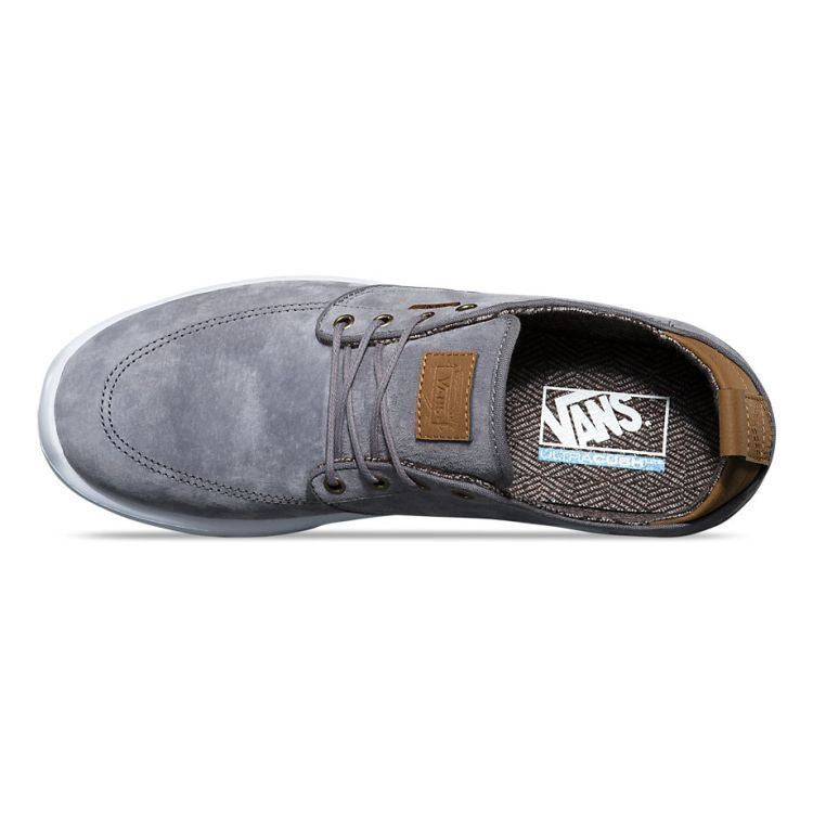 VANS Brigata Lite (S&L) Tornado Gray White UltraCush Mens Size 7.5