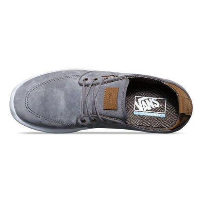 VANS Brigata Lite (S&L) Tornado Gray White UltraCush Mens Size 7.5