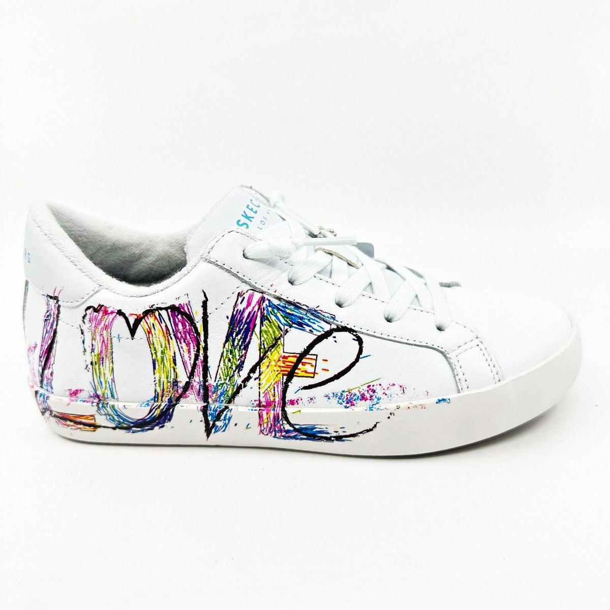 Skechers Diamond Starz Young Love White Womens Size 5 Comfort Sneakers