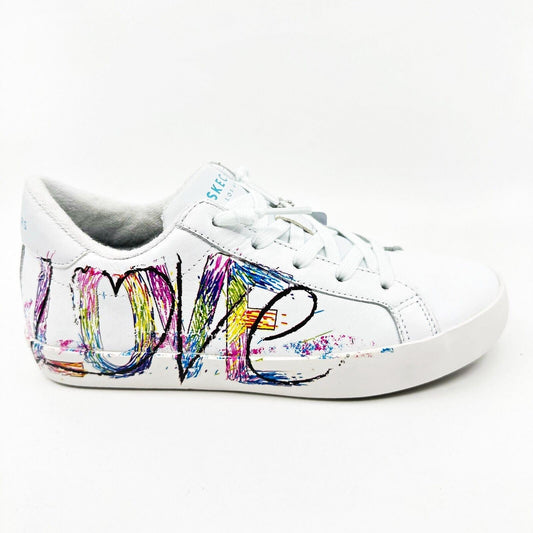 Skechers Diamond Starz Young Love White Womens Size 5 Comfort Sneakers
