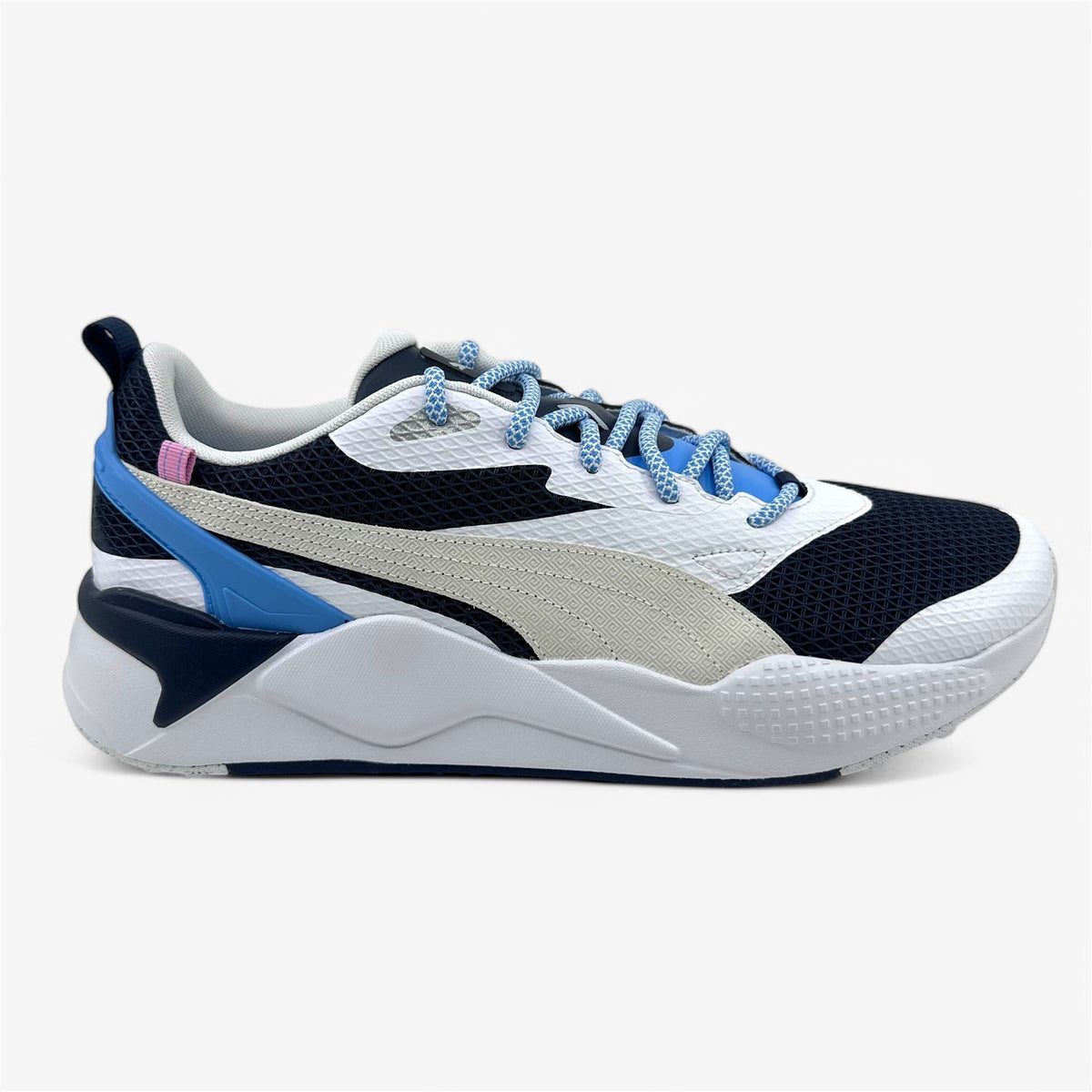 PUMA x PTC GS X Efekt White Deep Navy Mens Size 14 Spikeless Golf Shoes