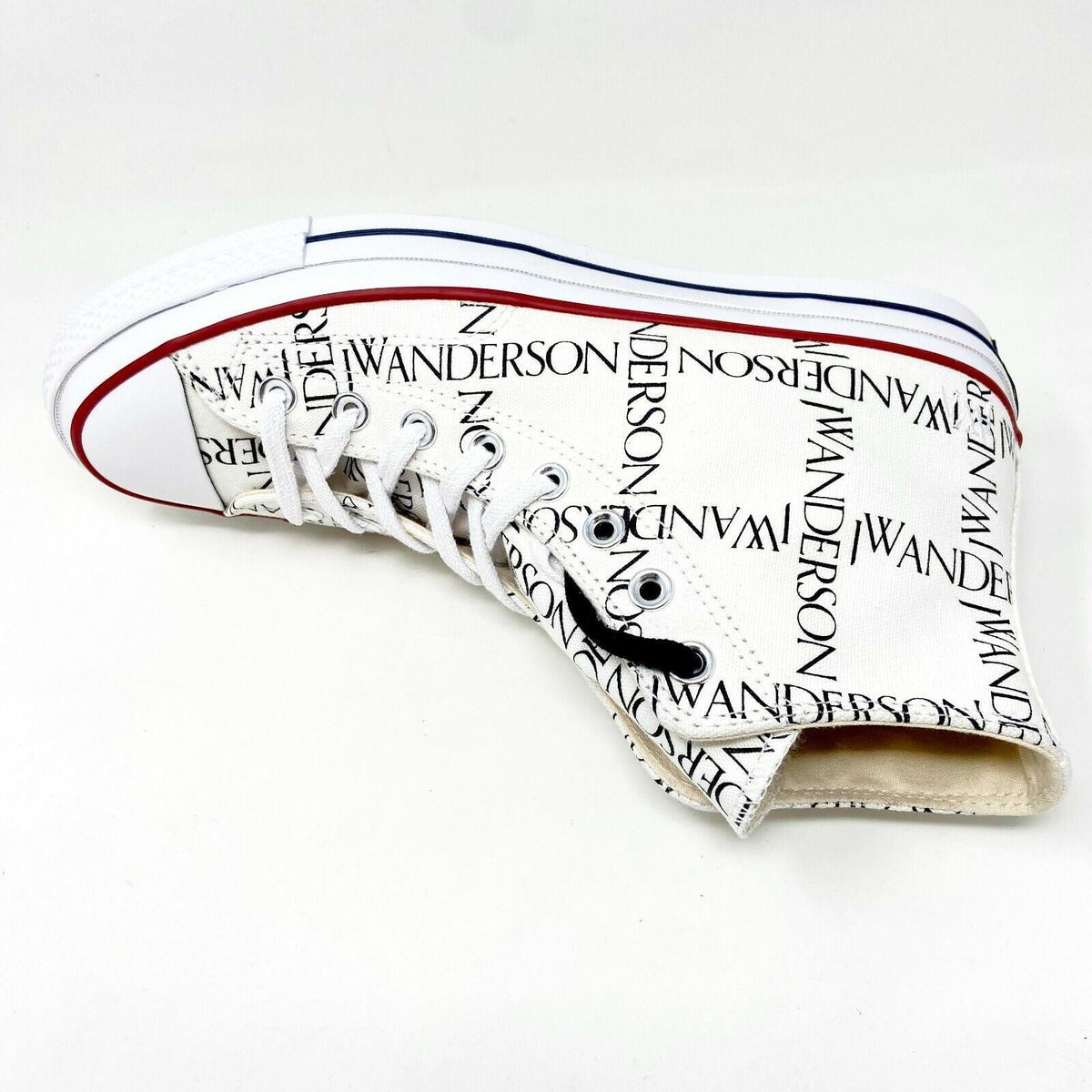 Converse Chuck 70 Hi Grid JW Anderson White Black Insign Mens Sneakers 160808C