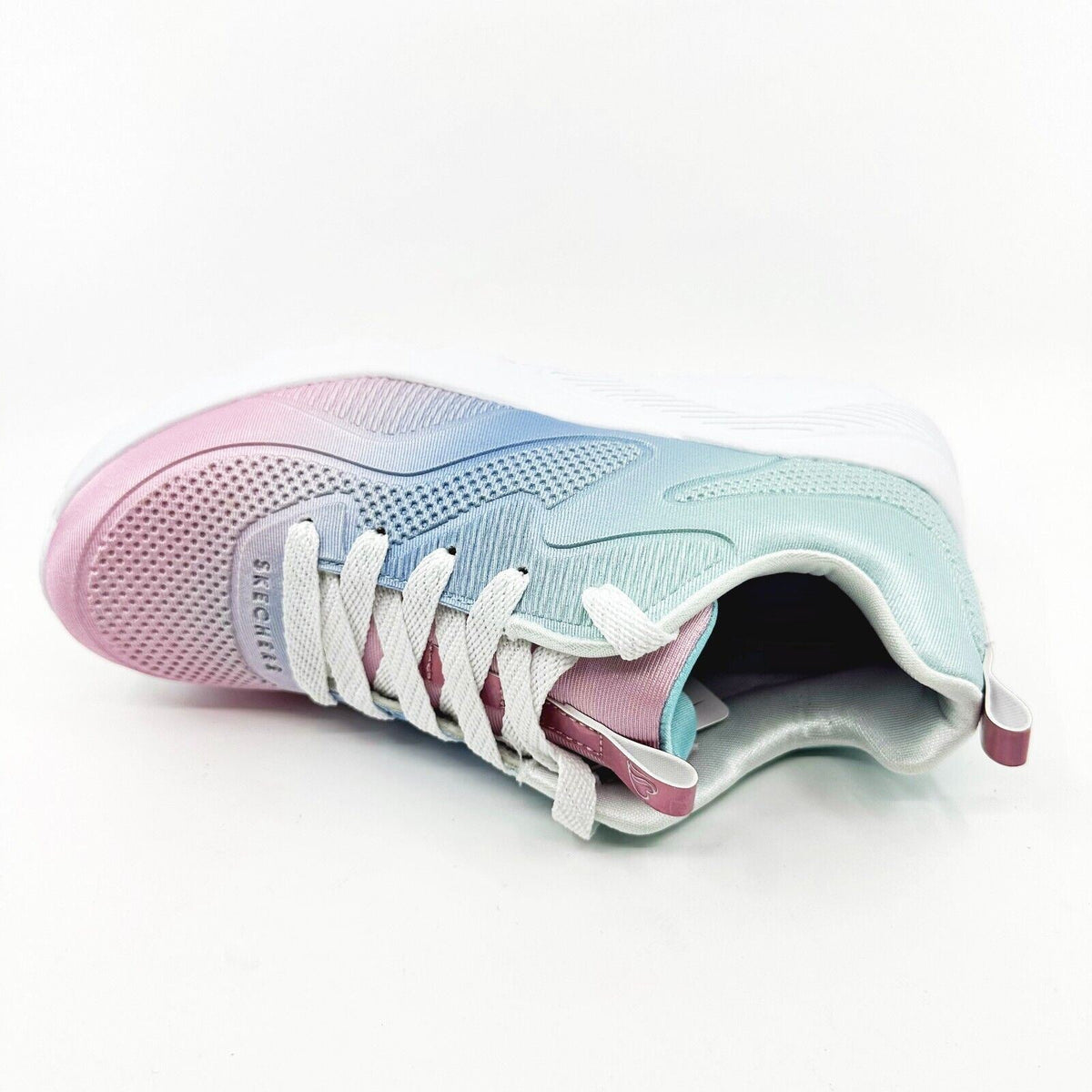 Skechers Uno Lite Spectrum Bright Light Pink Kids Girls Sneakers