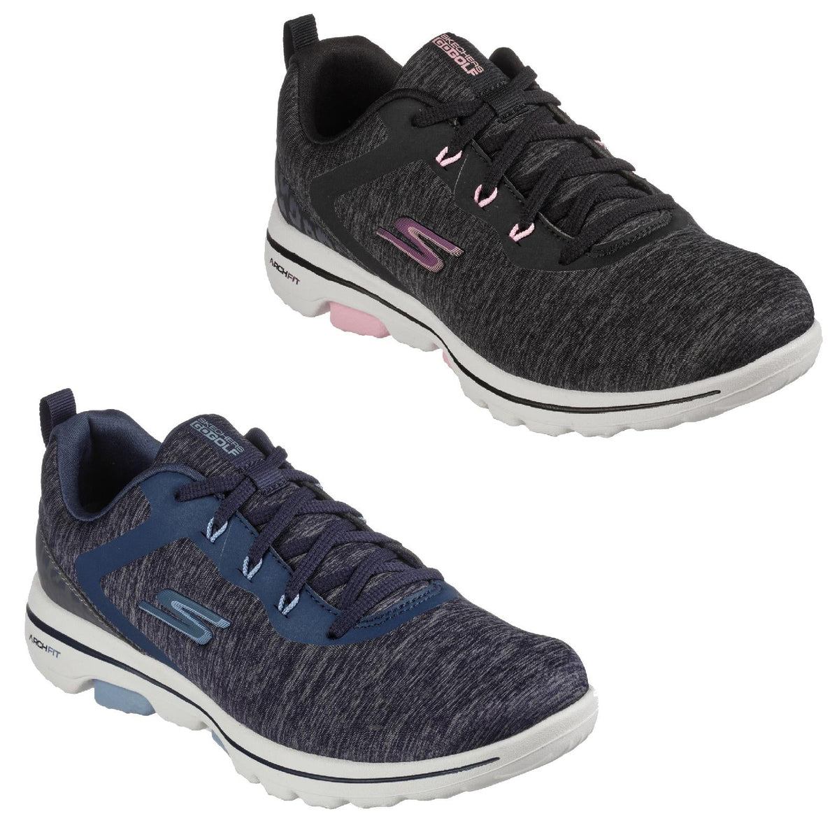 Women's Wide Fit Skechers Go Golf Walk 5 Trainers