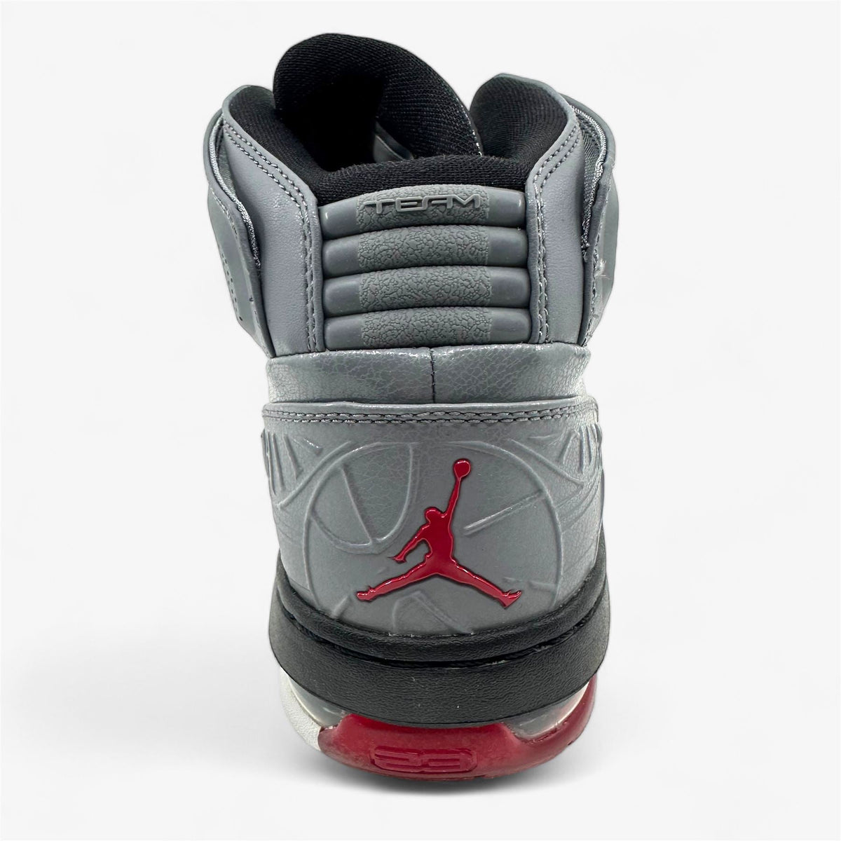 Jordan Ol' School Cool Grey Gym Red Black White Mens Athletic Sneaker