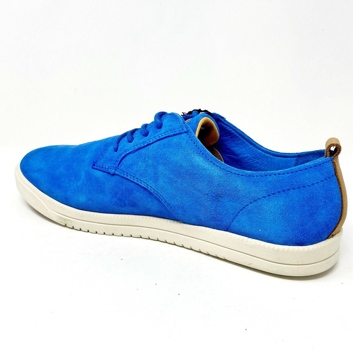 Clae Ellington Royal Blue Suede Mens Size 9.5 Premium Casual Sneakers