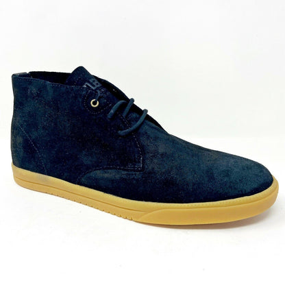 Clae Strayhorn Unlined Black Gum Mens Premium  Casual Sneakers