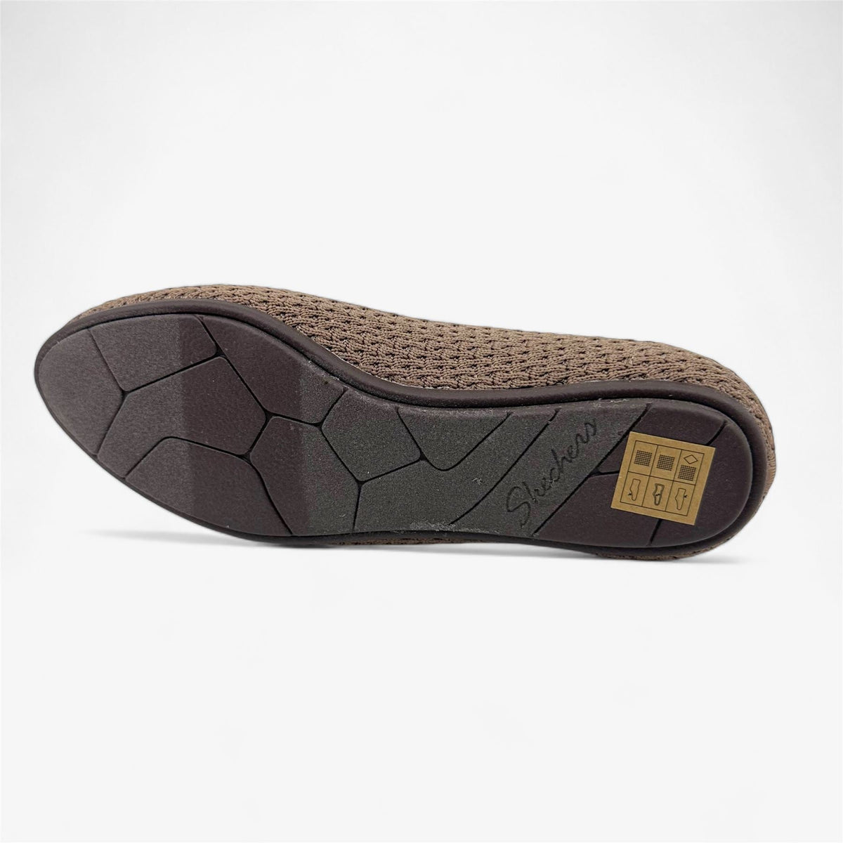 Skechers Cleo 2.0 The Get Mocha Womens Casual Stretch Fit Flat