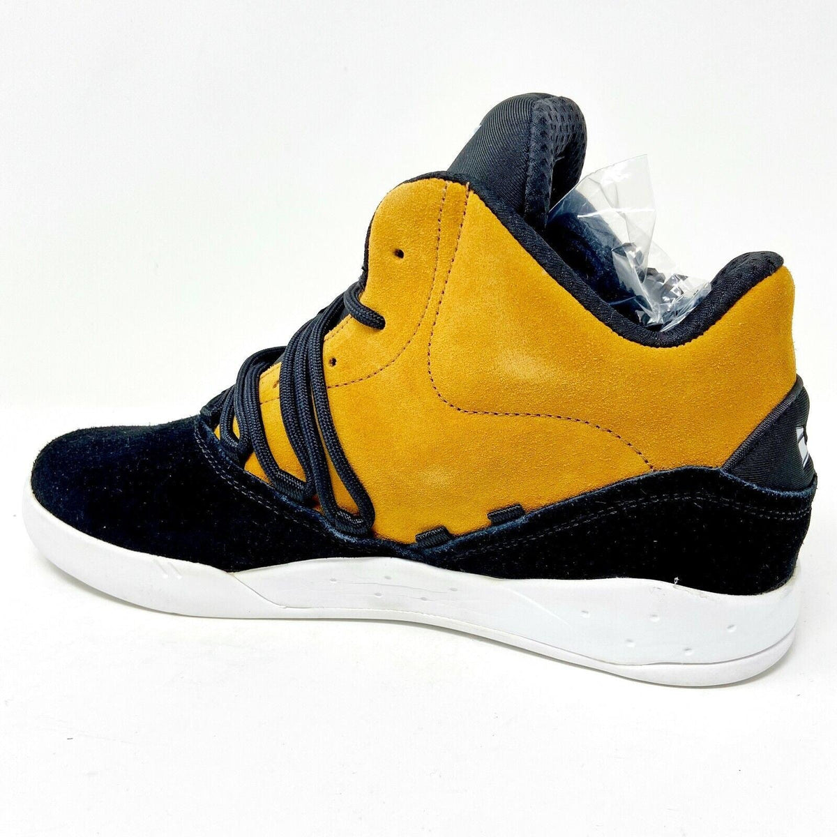 Supra Estaban Black Cathay Spice White Mens Size 8.5 Sneakers S04117