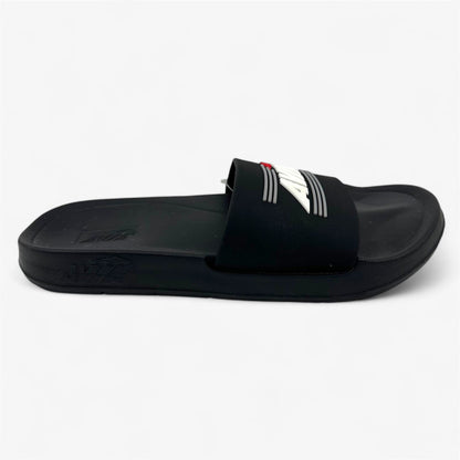 Avia Primary Black White Mens Sandal Slide